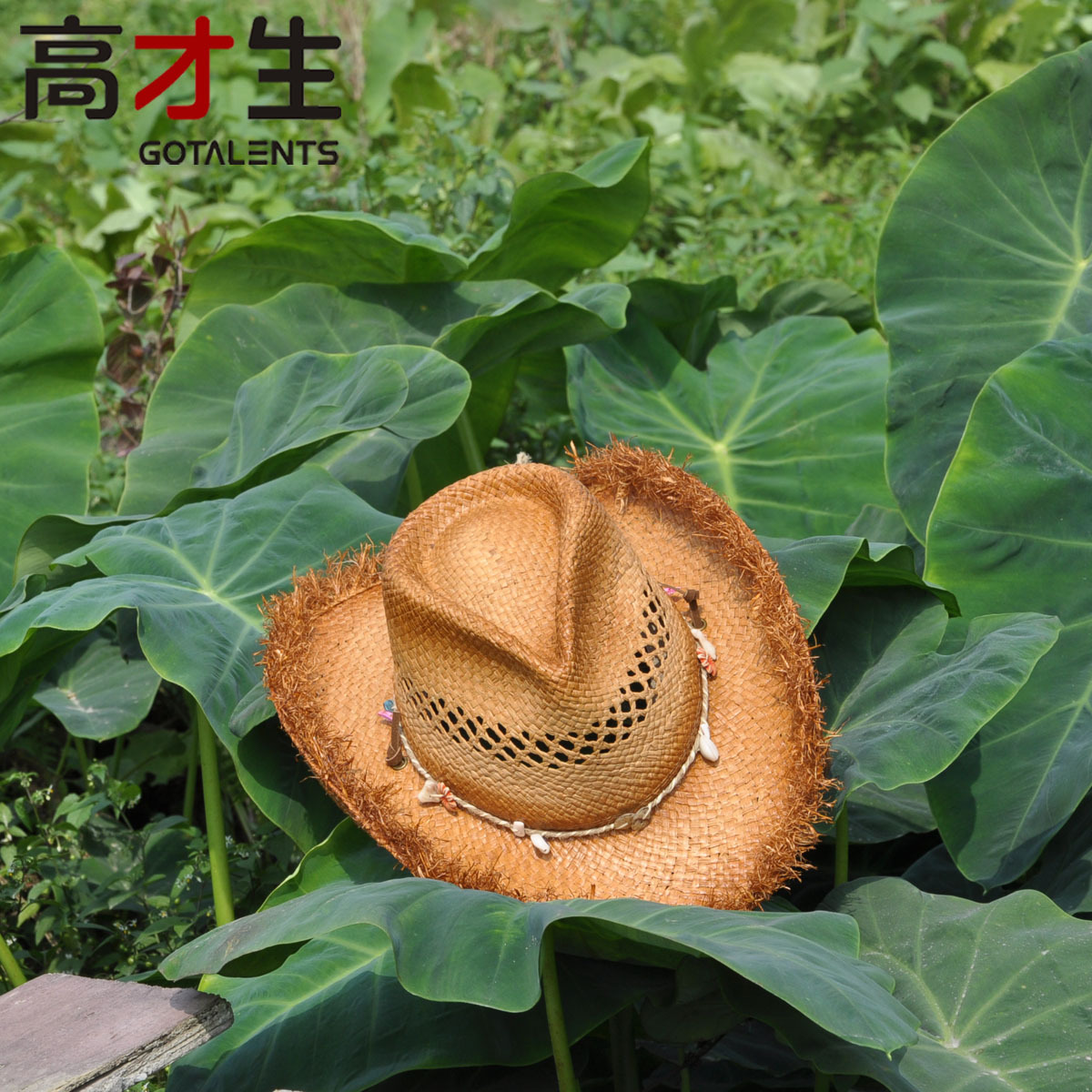 Male strawhat top campaigners straw braid hat summer fashion sunbonnet