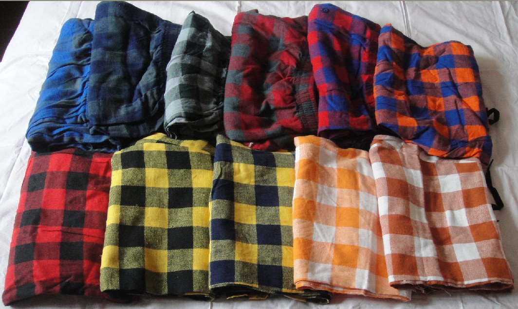 Male Women 100% cotton plaid pajama pants lounge pants casual trousers super plus size
