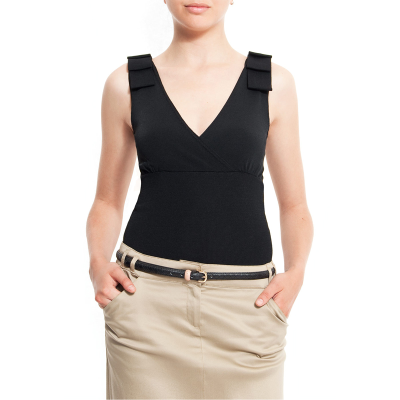 Mango autumn and winter V-neck plain vest top 53207026