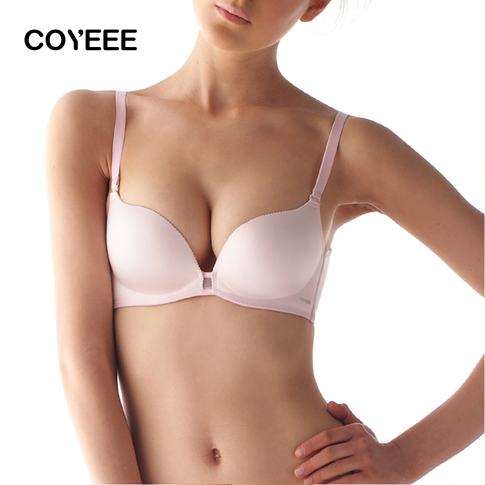 Maniform coyeee comfortable seamless underwear push up bra thickening wireless m03