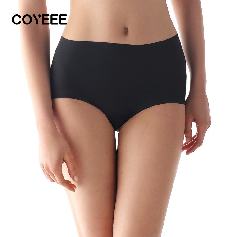 Maniform coyeee seamless panties high waist glossy panty g03