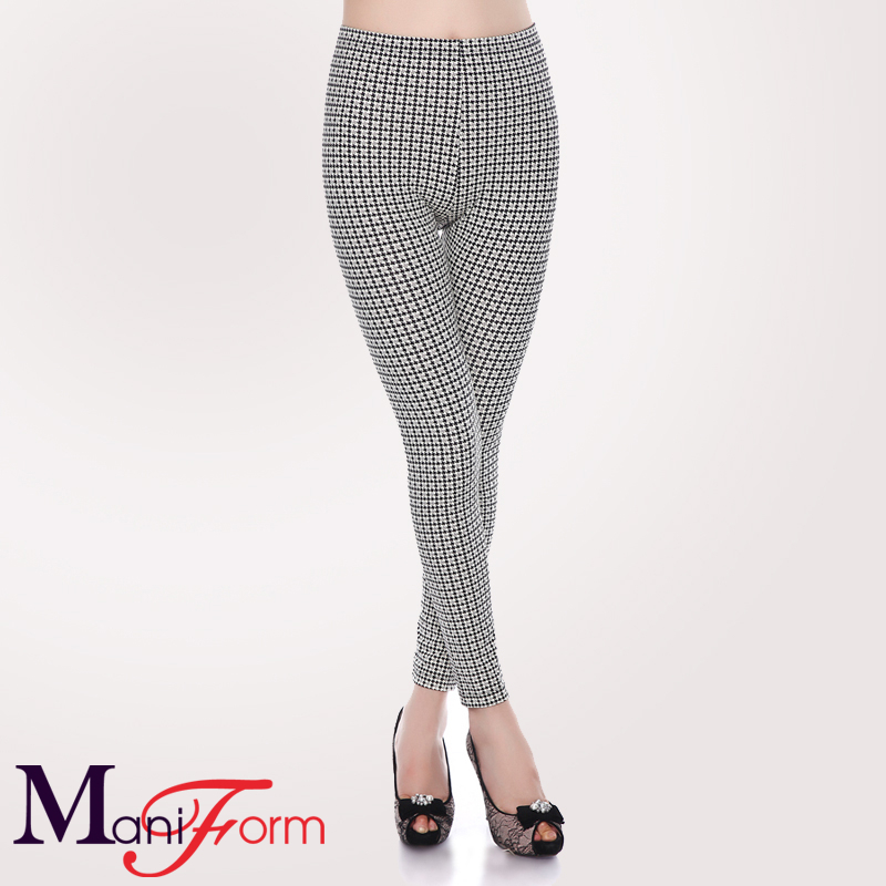 Maniform print nice bottom pants slim thin pants 20110014