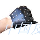 Mantianxing rivet genuine leather short gloves