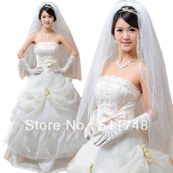 mantilla veil bridal veil wedding dress veil - bridal accessories free shipping