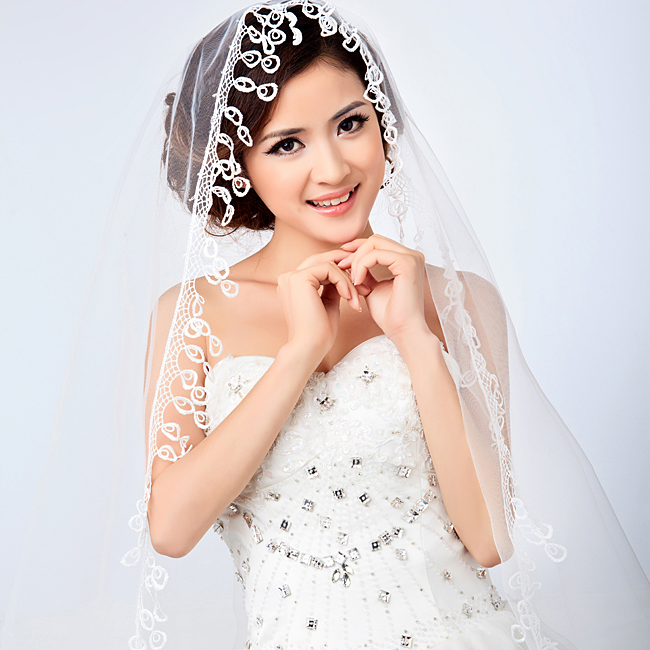 Married bridal veil embroidered 5 meters veil style bridal veil formal dress wedding accessories