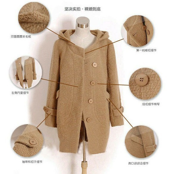 Maternity 2013 overcoat winter woolen outerwear maternity upperwear