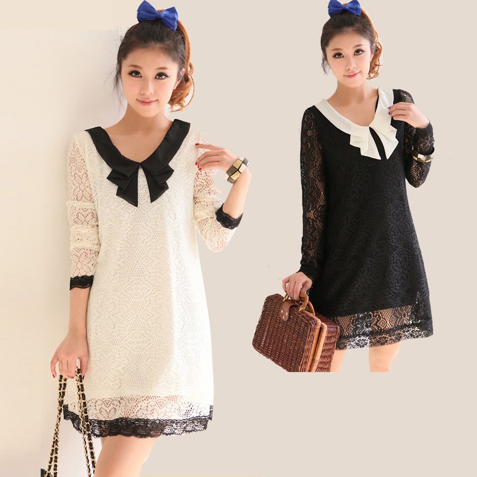 Maternity 2013 spring maternity dress maternity clothing top fashion lace spring and summer one-piece dress