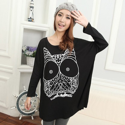 Maternity 2013 spring maternity t-shirt large loose long-sleeve T-shirt maternity top