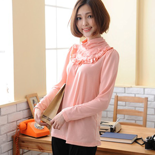 Maternity autumn and winter to-be mommies clothes basic shirt long-sleeve T-shirt  clothing top