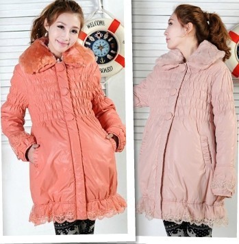 Maternity clothing 2012 winter outerwear maternity wadded jacket cotton-padded jacket thickening maternity thermal cotton-padded