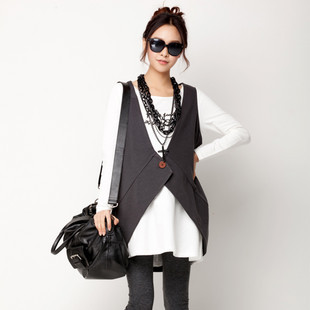 Maternity clothing autumn 2012 maternity autumn and winter top star flavor vest