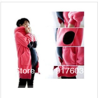 Maternity clothing autumn and winter cotton-padded jacket lamb's thickening maternity outerwear thickening top
