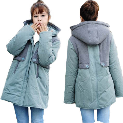 Maternity clothing autumn and winter fashion maternity coat thickening maternity wadded jacket maternity cotton-padded