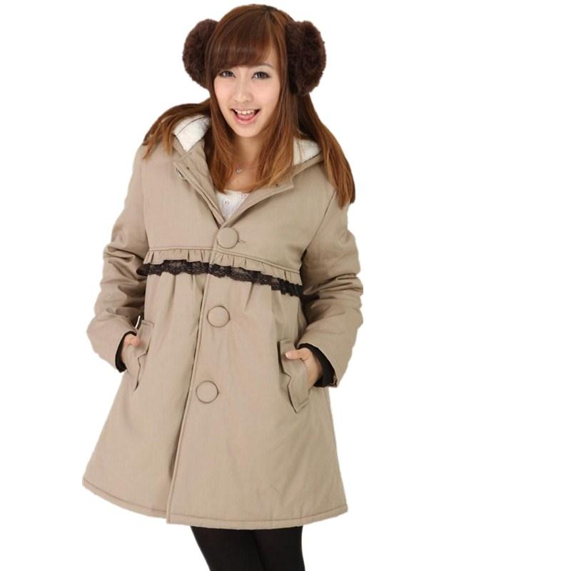 Maternity clothing autumn and winter fashion maternity wadded jacket berber fleece maternity outerwear thickening thermal