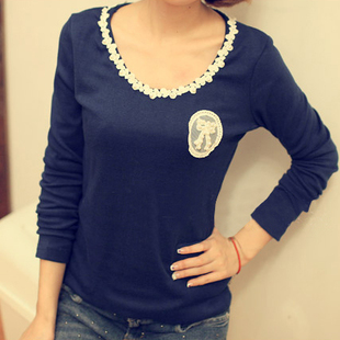 Maternity clothing autumn and winter maternity basic shirt