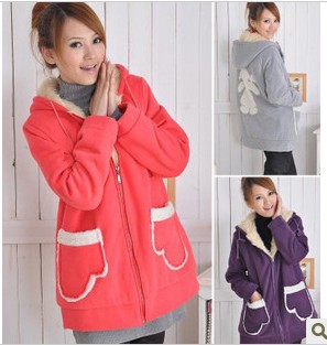Maternity clothing autumn and winter maternity thickening super thermal wadded jacket cotton-padded jacket maternity winter
