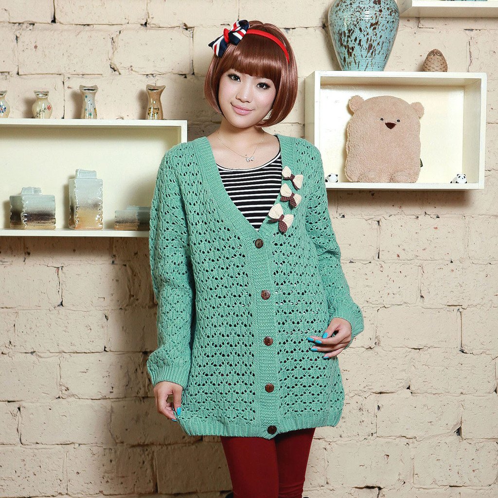 Maternity clothing autumn and winter maternity top long-sleeve maternity sweater maternity cardigan cutout sweater long design