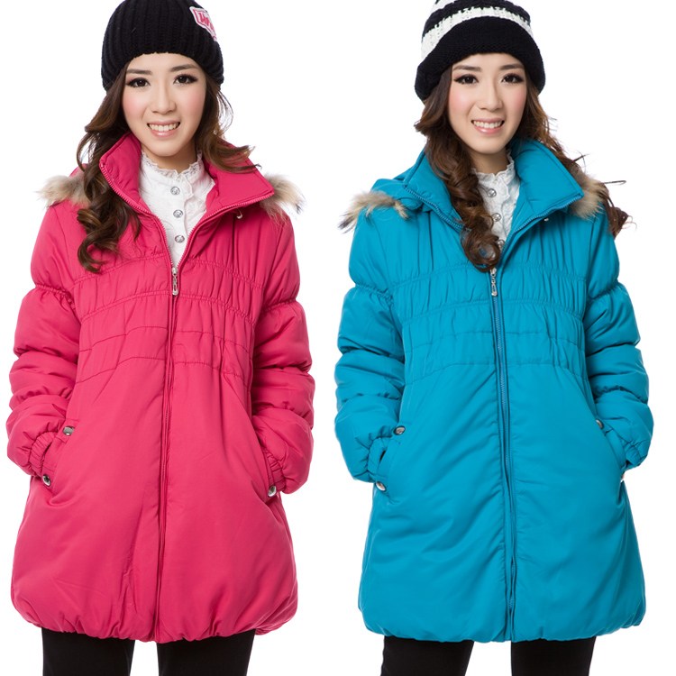 Maternity clothing autumn and winter plus size  wadded jacket thickening  cotton-padded jacket  free shipping