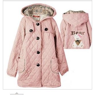 Maternity clothing autumn and winter sweet hooded maternity cardigan maternity cotton-padded jacket