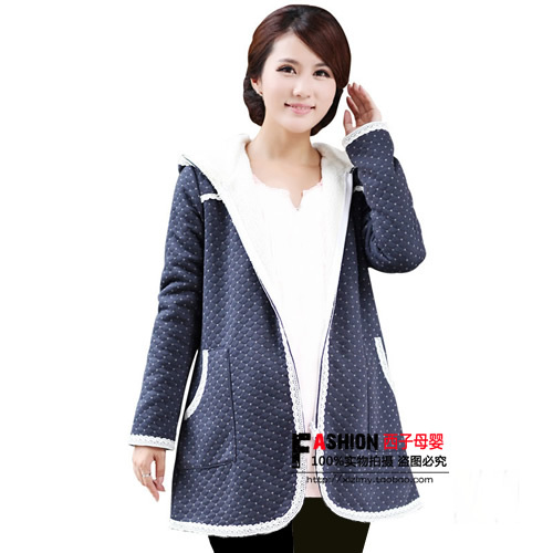 Maternity clothing autumn and winter  wadded jacket fashion  outerwear  cotton-padded jacket free shipping