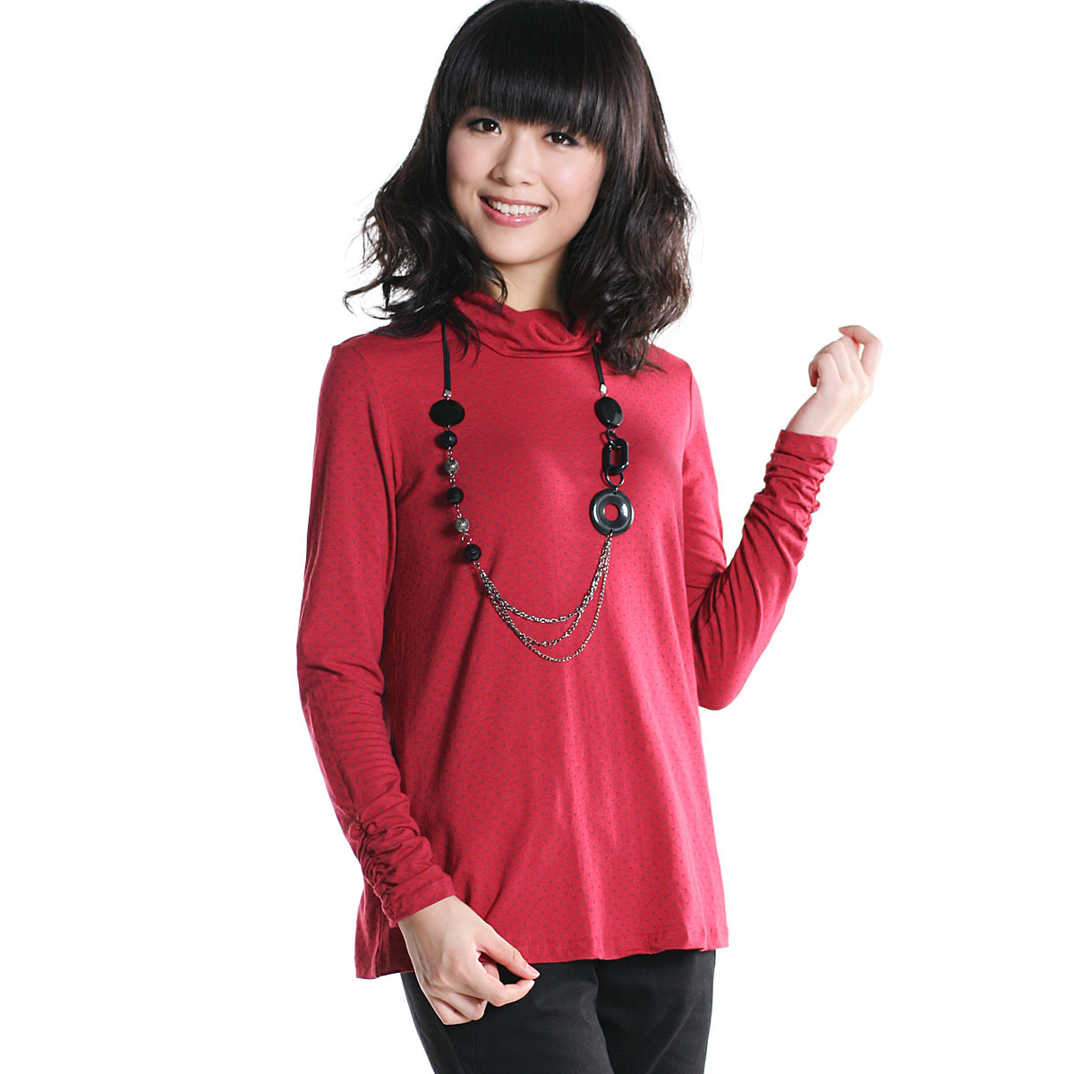 Maternity clothing autumn fashion cotton modal maternity top t-shirt 1091336