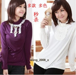Maternity clothing autumn maternity all-match top maternity basic shirt autumn outerwear sweater
