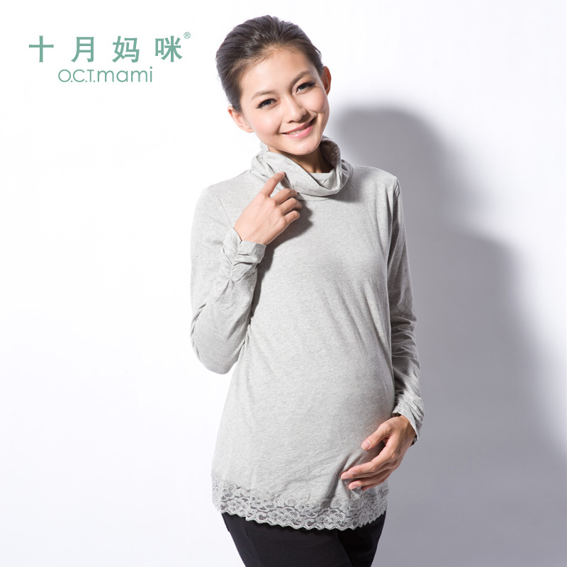 Maternity clothing autumn maternity fashion laciness sweater