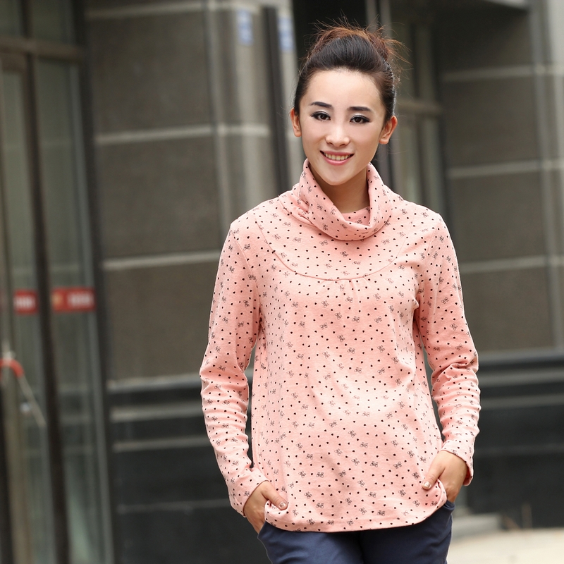 Maternity clothing autumn maternity top 100% cotton long-sleeve T-shirt autumn and winter basic shirt 1-mb1496