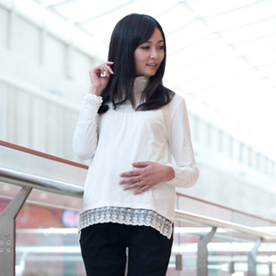 Maternity clothing autumn maternity top maternity basic shirt autumn and winter long-sleeve T-shirt loose