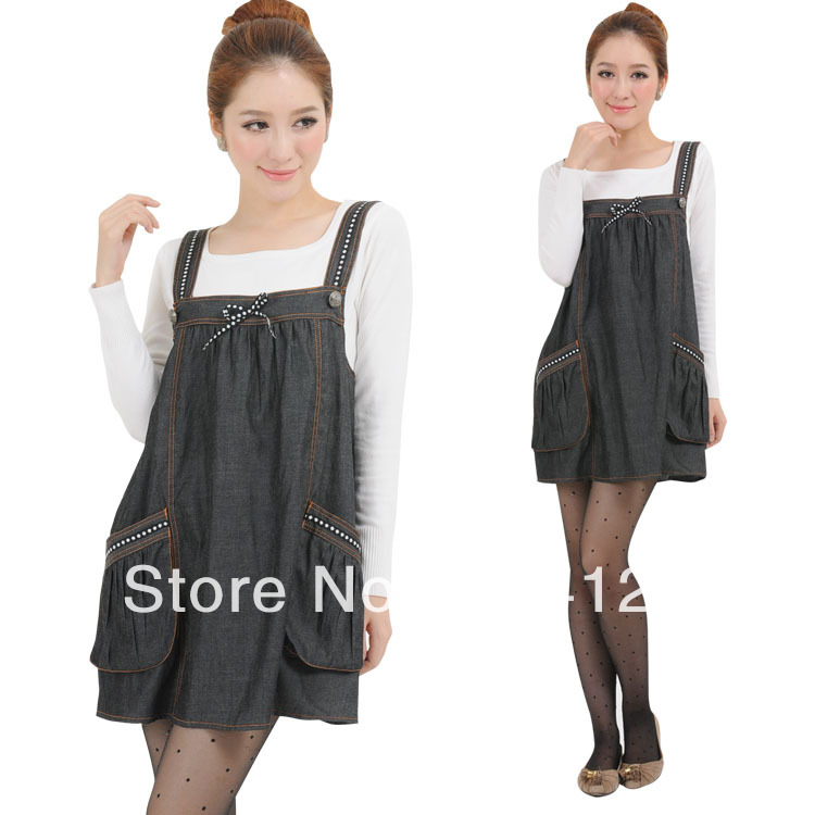 Maternity clothing autumn one-piece dress tank dress fashion clothing top