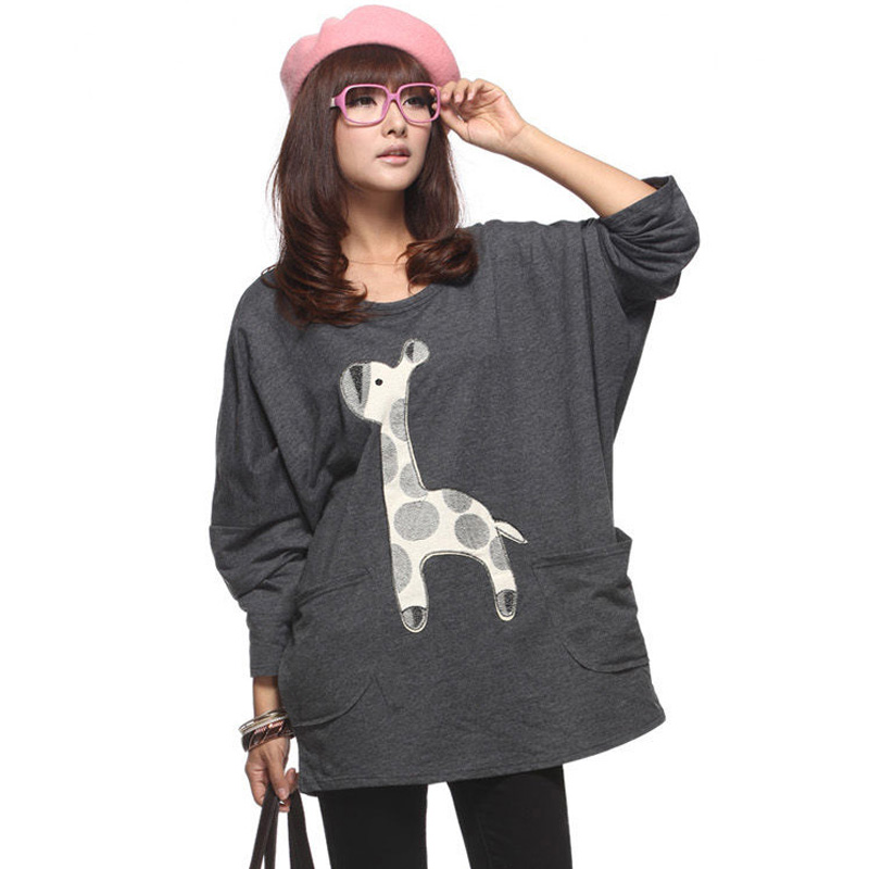 Maternity clothing autumn top fashion onta maternity batwing sleeve long-sleeve T-shirt loose