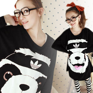 Maternity clothing autumn top fashion outerwear loose long-sleeve maternity t-shirt 1234