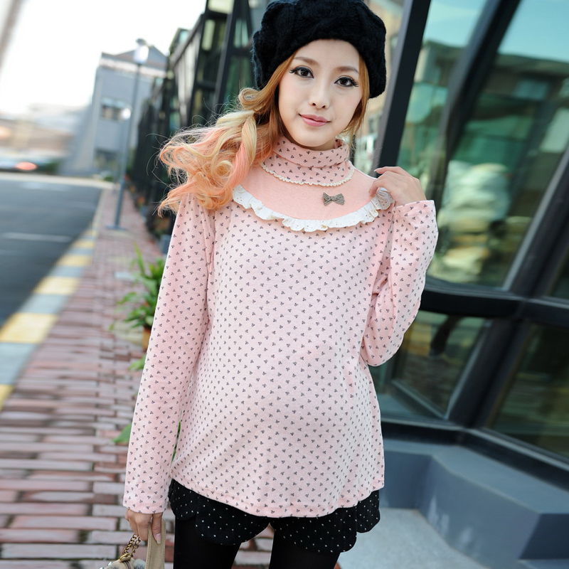 Maternity clothing autumn top maternity basic shirt spring and autumn 100% cotton maternity t-shirt