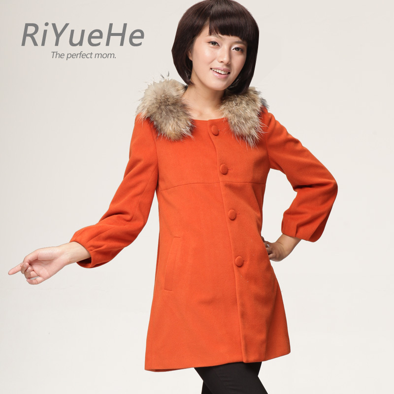 Maternity clothing autumn top maternity outerwear autumn and winter maternity winter wadded jacket maternity wool coat