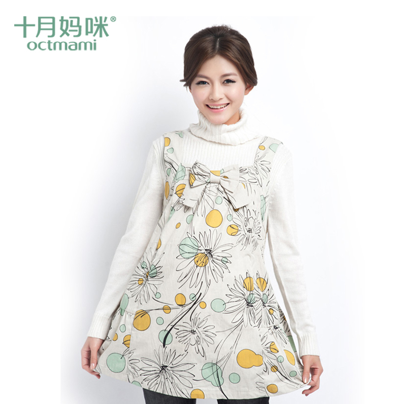 Maternity clothing bow flower maternity radiation-resistant metal
