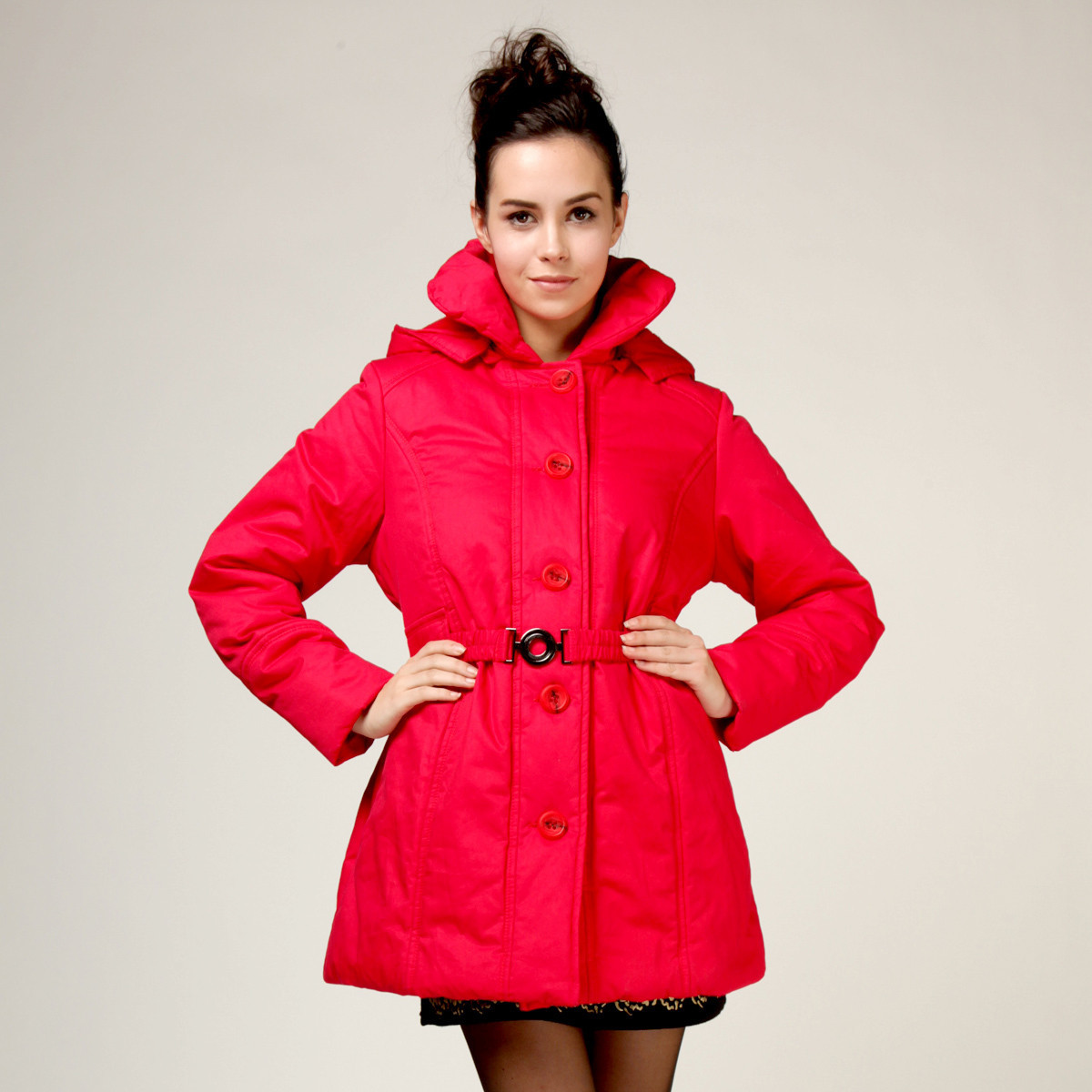 Maternity clothing cotton-padded jacket winter overcoat maternity wadded jacket outerwear a308