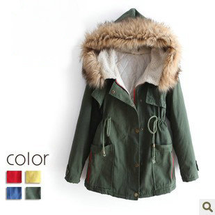 Maternity clothing elegant with a hood straight medium-long thickening wadded jacket outerwear maternity wadded jacket