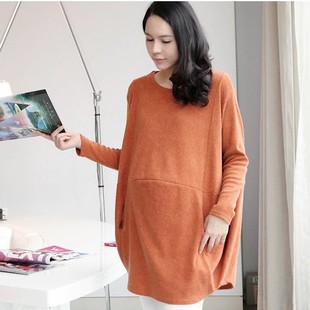 Maternity clothing fashion brief autumn maternity top maternity autumn and winter upperwear maternity clothing autumn