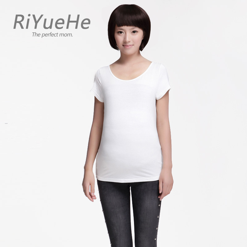 Maternity clothing maternity autumn top maternity basic shirt maternity long design t-shirt loose plus size