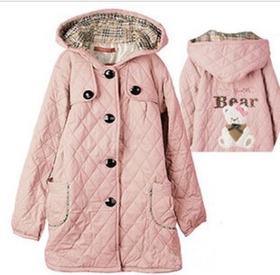 Maternity clothing maternity clothing maternity wadded jacket thickening maternity outerwear hooded maternity cotton-padded
