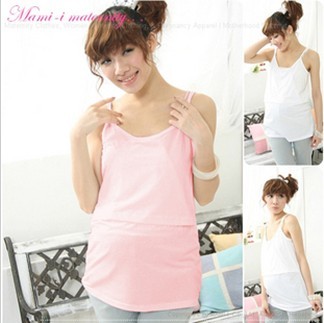 Maternity clothing maternity nursing clothes spaghetti strap nursing loading nursing clothes basic maternity vest