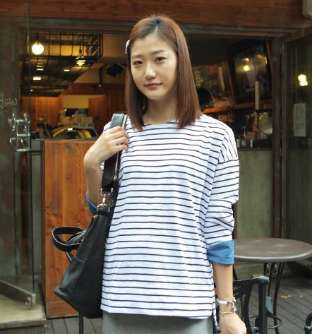 Maternity clothing maternity t-shirt maternity top autumn maternity fashion maternity t-shirt navy stripe t-shirt