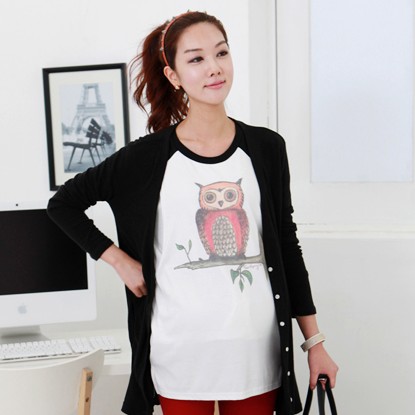 Maternity clothing maternity t-shirt maternity top autumn maternity fashion maternity t-shirt nursing top 100% cotton