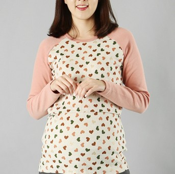 Maternity clothing maternity top maternity basic shirt maternity autumn and winter top maternity nursing basic shirt