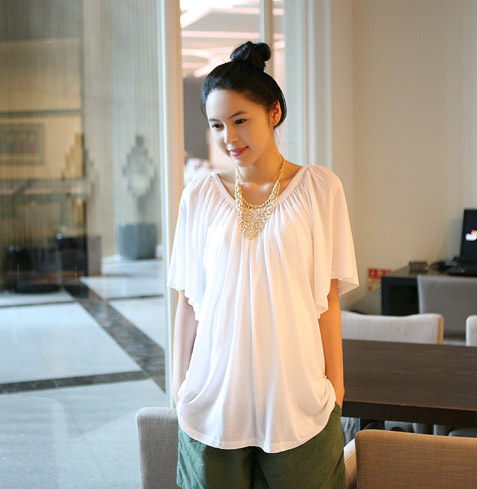 Maternity clothing maternity top plus size t-shirt brief elegant