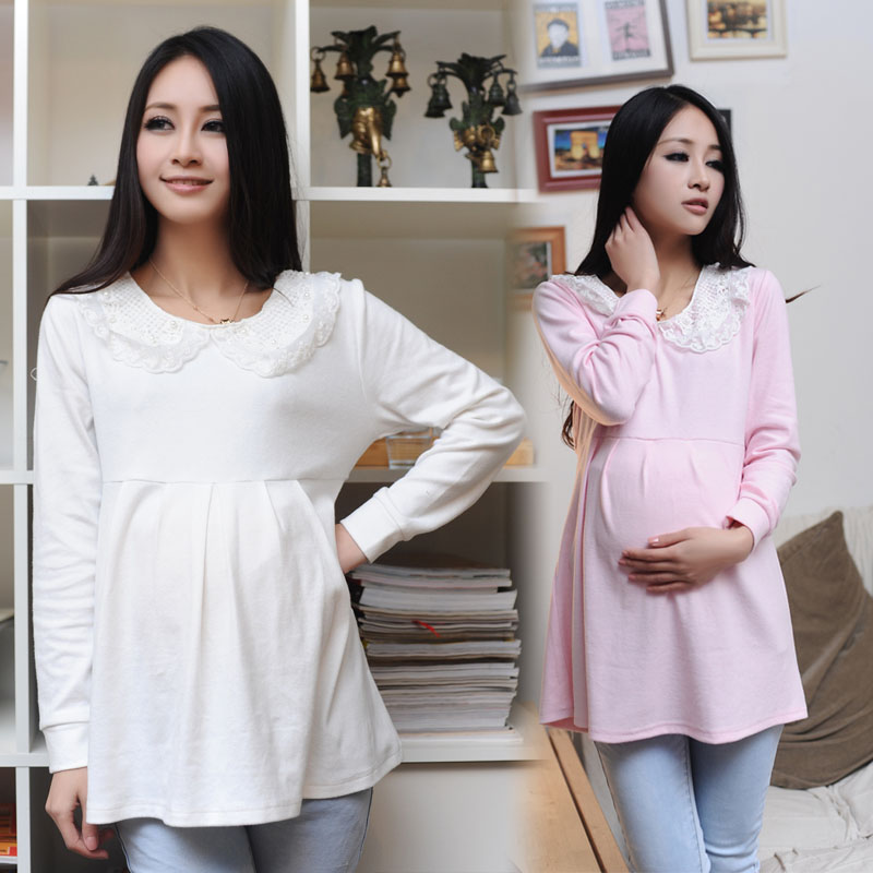 Maternity clothing maternity top spring and autumn maternity basic shirt basic shirt maternity t-shirt long-sleeve spring