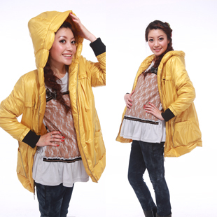 Maternity clothing maternity top thickening wadded jacket outerwear winter cotton-padded jacket thermal