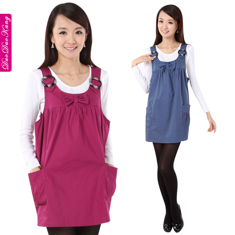 Maternity clothing maternity vest one-piece dress maternity summer one-piece dress spring 6302