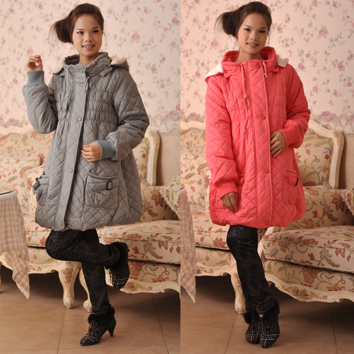 Maternity clothing maternity wadded jacket maternity outerwear maternity top maternity winter cotton-padded 2012