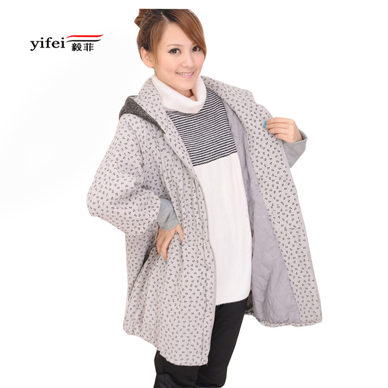 Maternity clothing maternity wadded jacket with a hood shaping clip cotton-padded coat winter cotton-padded jacket 38821